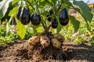 Patlidžan i krumpir u jednoj biljci - moguće!