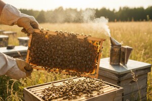 Pčelinjak u kolovozu