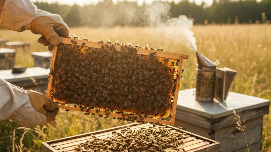 Pčelinjak u kolovozu