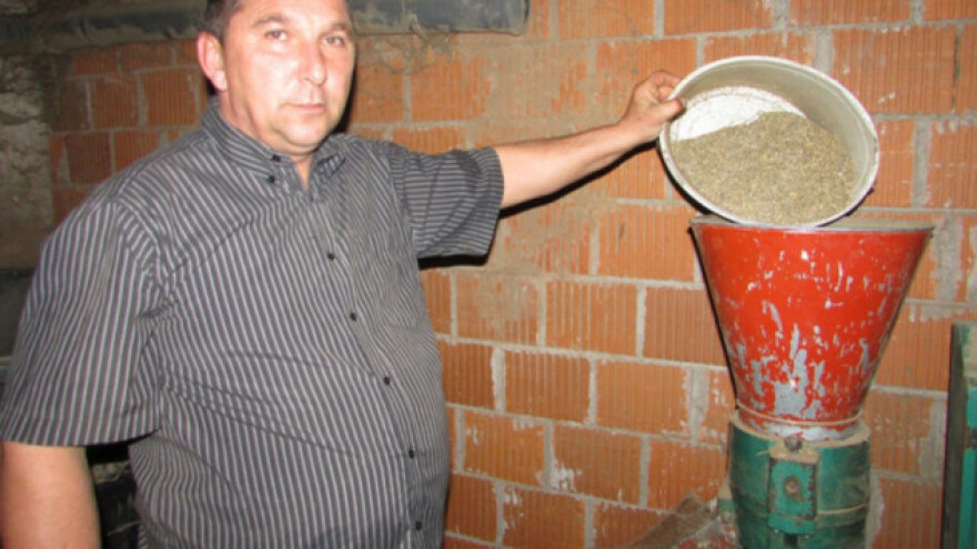 Pelet za grejanje od - ambrozije