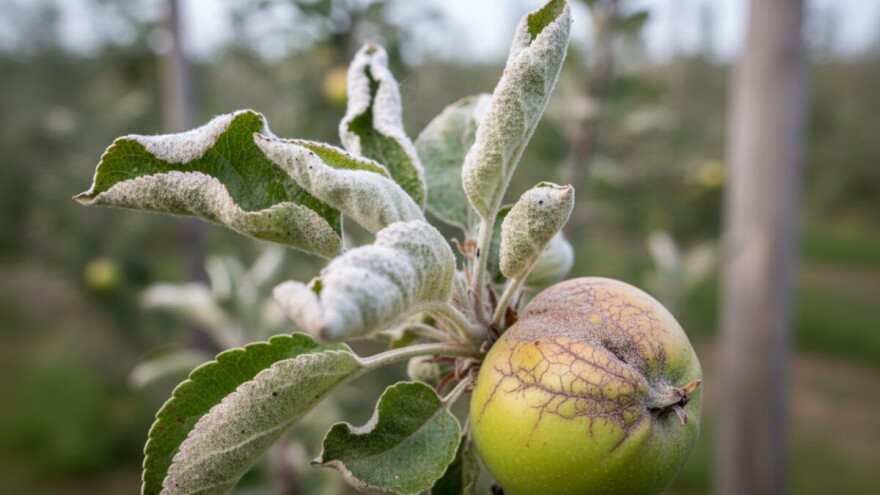 Pepelnica - sve veći problem u nasadima jabuke