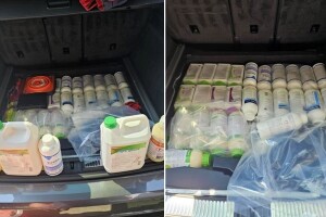 Slovenci 'pali' na Bajakovu: Carinici zaplijenili 65 litara zabranjenih pesticida