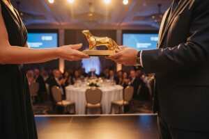 Petar Čobanković na dodjeli priznanja "Zlatna Kuna"