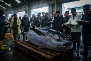 Plavoperajnu tunu tešku 210 kg platio 605.000 eura!