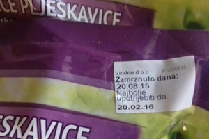 Prodali im pljeskavice s rokom trajanja 20. veljače 2016.!