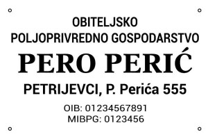 Akcija izrade pečata i ploča za OPG-ove!