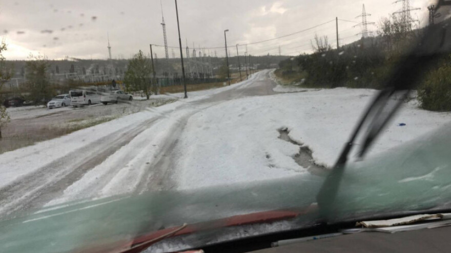 Ekstremna tuča u Istri, ralice uklanjaju led!