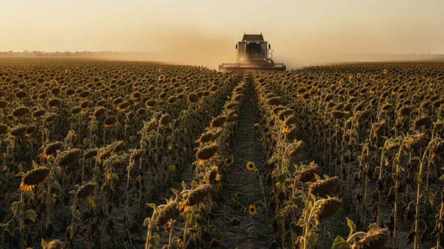 Počela žetva suncokreta