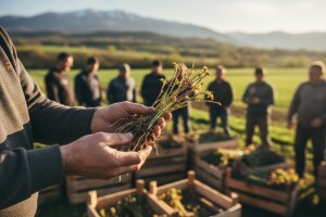 Podjela sadnica malina u Prijedoru