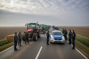 Policija zaustavila seljake prije granice