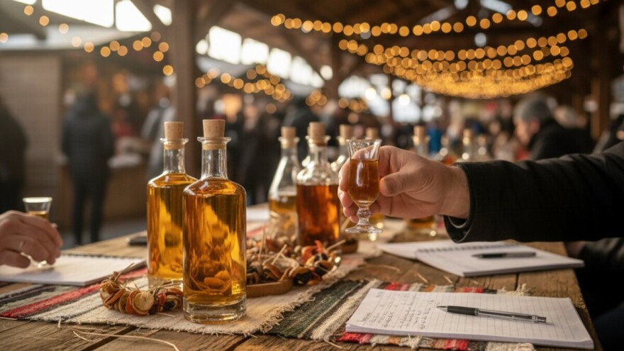 Poljoprivredni božićni sajam i ocjenjivanje rakija u Pušći