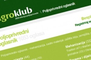 Poljoprivredni oglasnik portala Agroklub.com