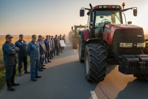 Poljoprivrednici blokirali vinkovački obilaznicu