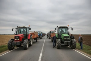 Poljoprivrednici usporili promet kroz Slavoniju