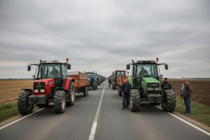 Poljoprivrednici usporili promet kroz Slavoniju