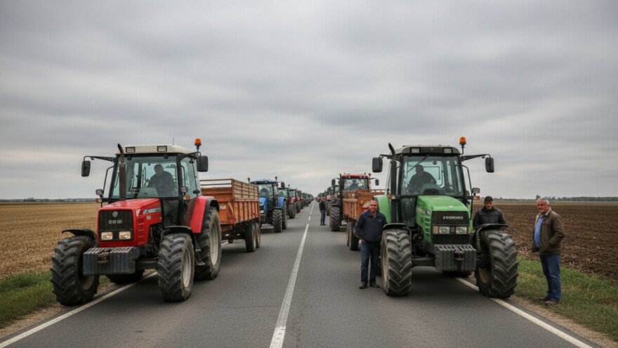 Poljoprivrednici usporili promet kroz Slavoniju
