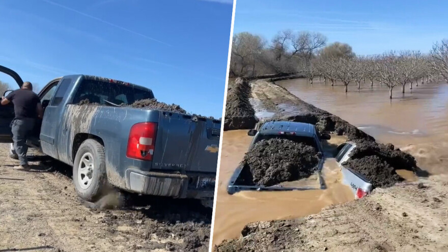 Neviđeno: Žrtvovali kamionete kako bi spasili voćnjak od poplave