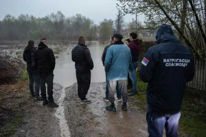 Izlio se Jadar kod Loznice, poplavljene njive