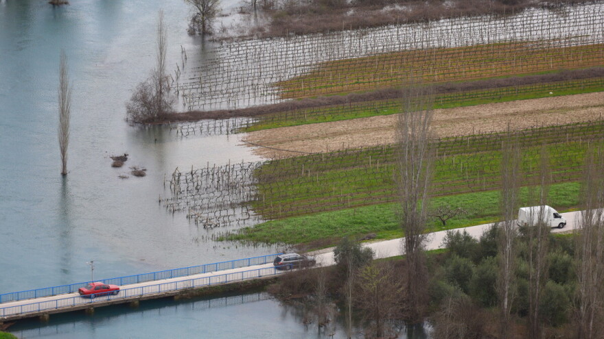 Tužni prizori iz komšiluka: Vinogradi i voćnjaci pod vodom