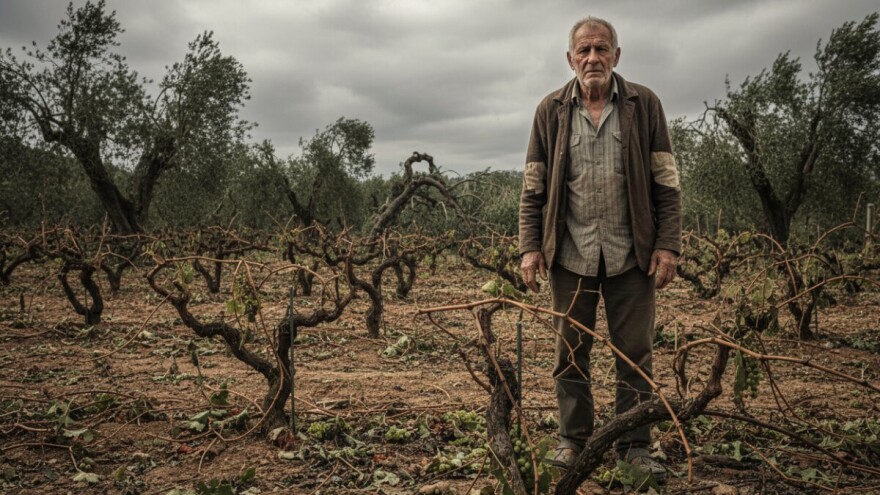 Posedarje, uništen i urod od sljedeće godine