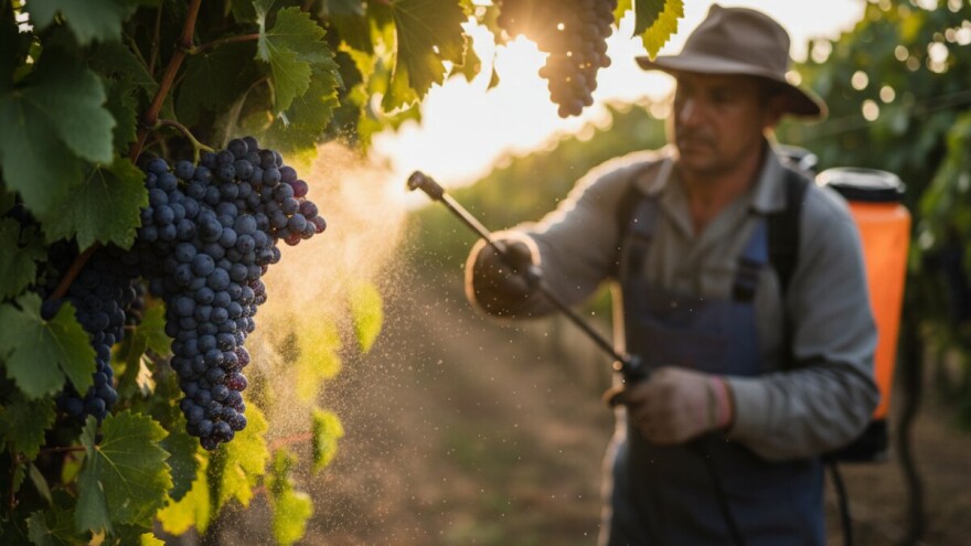 Posljednja zaštita vinograda prije berbe