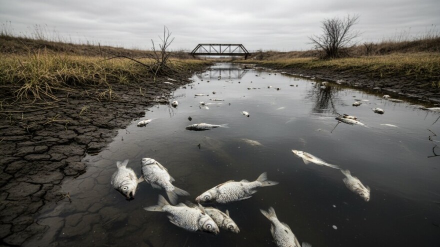 Potokom plutaju uginule ribe!