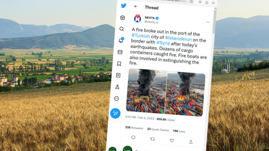 Zemljotres u Turskoj: Sela odsečena, oštećena luka za prevoz rasutog tereta