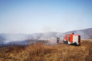 Gorjela borova šuma, bale sijena i kombajn, spaljivanje biljnog otpada glavni krivac