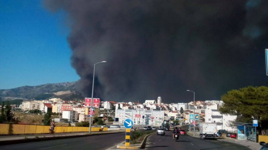 Zbog požara proglašena elementarna nepogoda