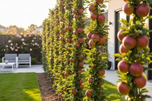 Prednosti uzgoja stupastih jabuka