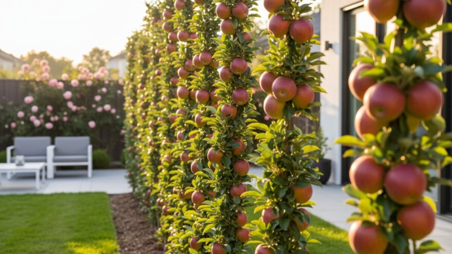 Prednosti uzgoja stupastih jabuka
