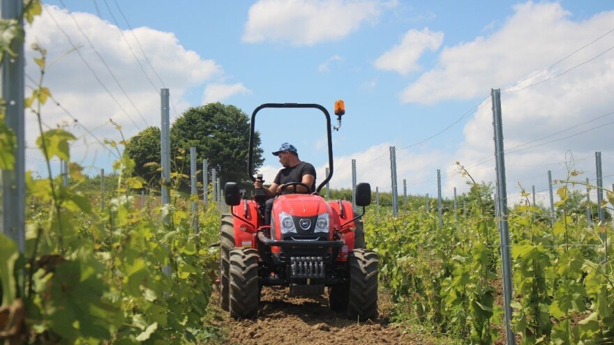 Kioti u vinogradu - u redu podrivač, između redova univerzalni stroj