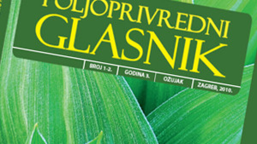 Poljoprivredni glasnik broj 1 i 2 / 10