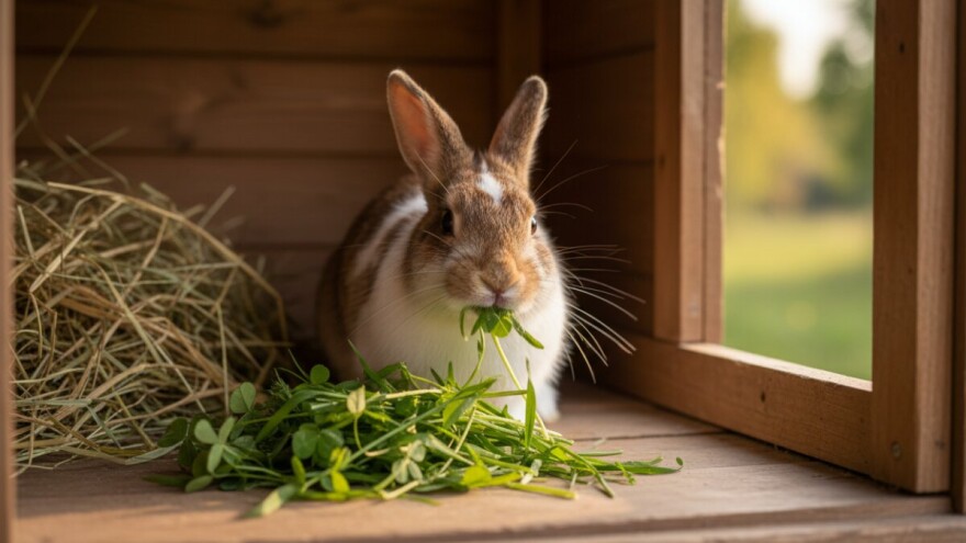 Prehrana kunića u proljeće