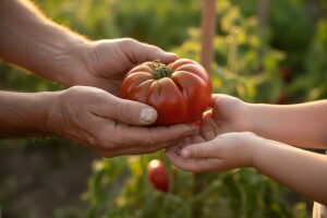 Prenose sjeme paradajza sa koljena na koljeno