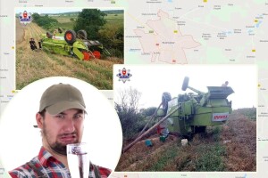 Kombajn okrenuo na krov pod utjecajem alkohola?
