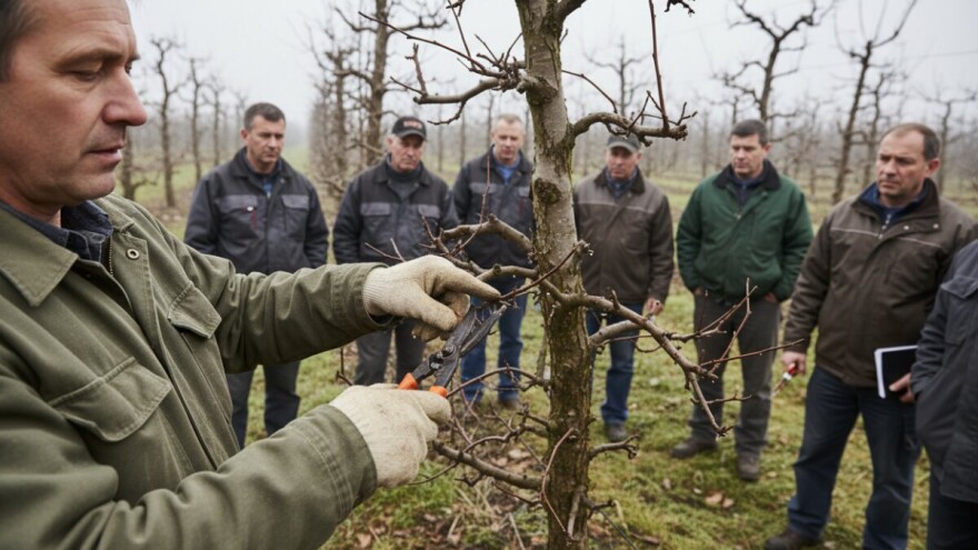 Prikaz rezidbe kruške vilijamovke