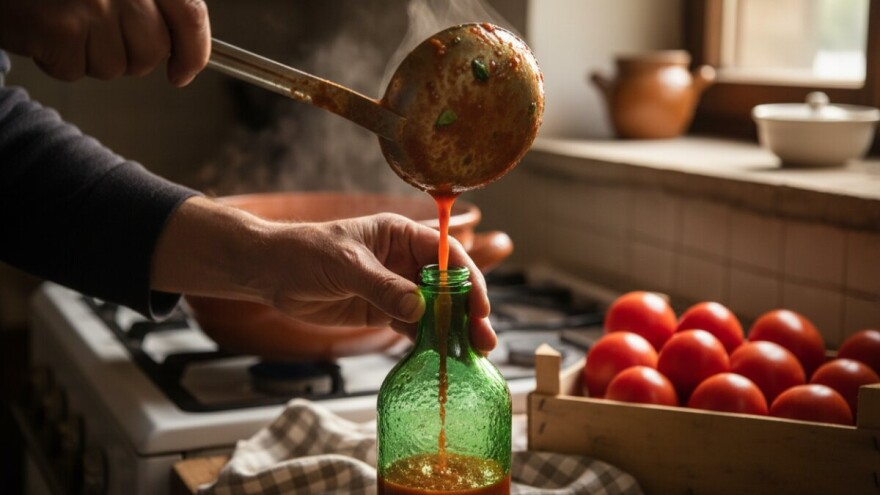 Priprema kuhane rajčice za zimnicu!