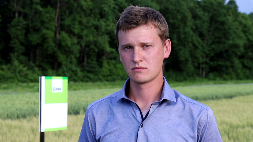 Mladi poljoprivrednik Ivan Pirizović iz Sičica očekuje i do 8 t/ha pšenice