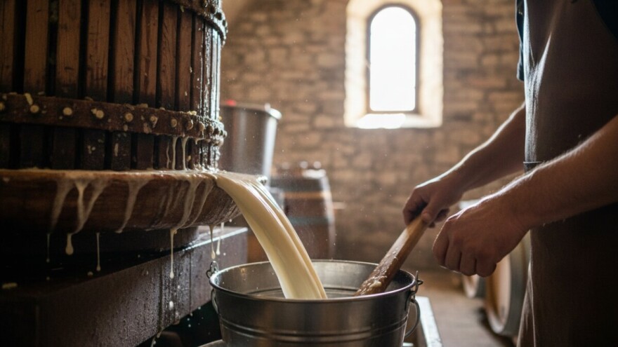 Proces prerade bijelog grožđa