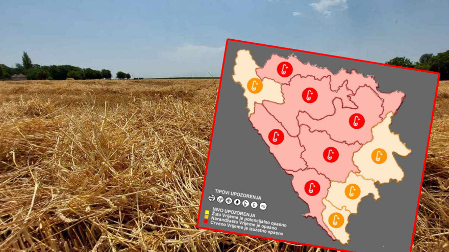 Budite spremni na opasne vremenske pojave! Izdan crveni meteo alarm