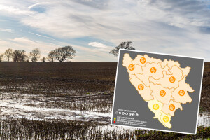 Narandžasti alarm: Jaki olujni udari vjetra i visoka temperatura - do kada će trajati?