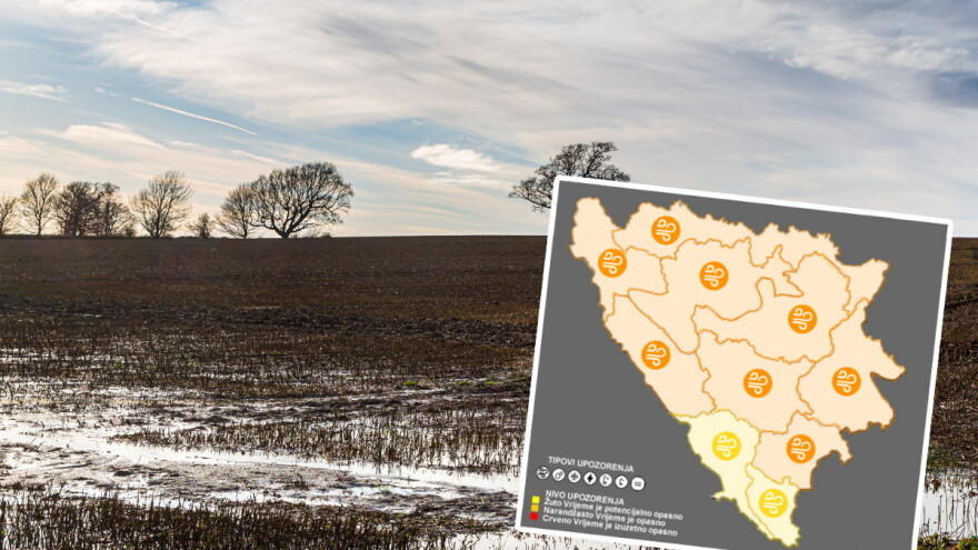 Narandžasti alarm: Jaki olujni udari vjetra i visoka temperatura - do kada će trajati?