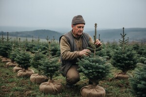 Proizvodnja novogodišnjih jelki - skroman biznis