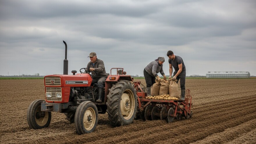 Proljetna sadnja krumpira obitelji Hruškar