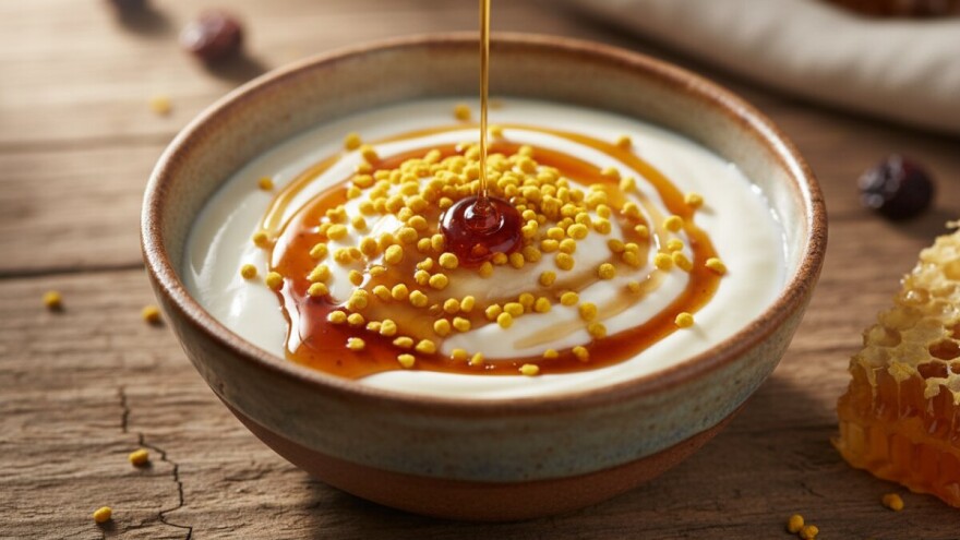 Propolis u jogurtu uz dašak cvjetnog praha