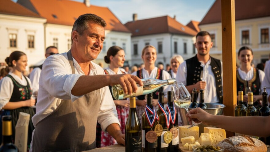 Proslava 16. međunarodne izložbe vina u Daruvaru