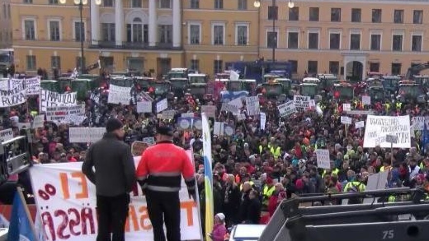 Preko 5 hiljada farmera protestovalo u Finskoj
