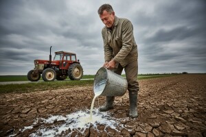 Prosvjed mljekara zbog obustave otkupa
