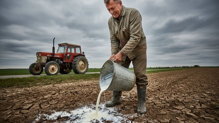 Prosvjed mljekara zbog obustave otkupa